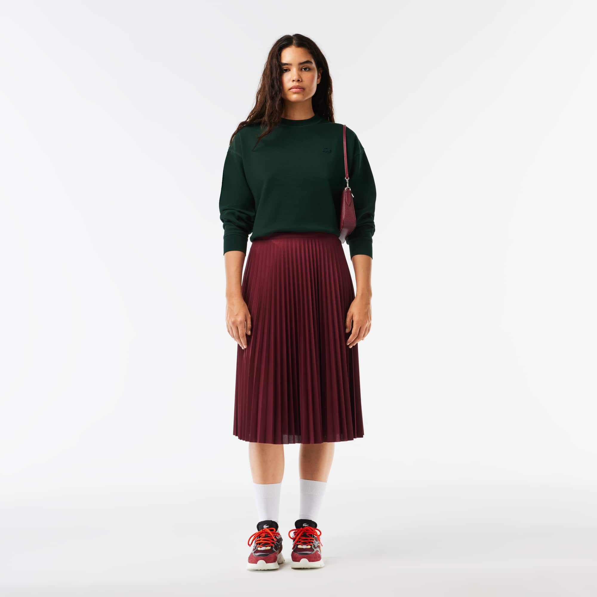 Sweatshirt Jogger femme Lacoste imprimé au dos Sweatshirts - Vert - Lacoste - Femme