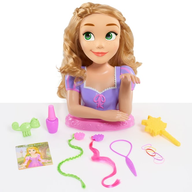 Disney Princess - Rapunzel Deluxe Stylingkopf - ca. 30 cm