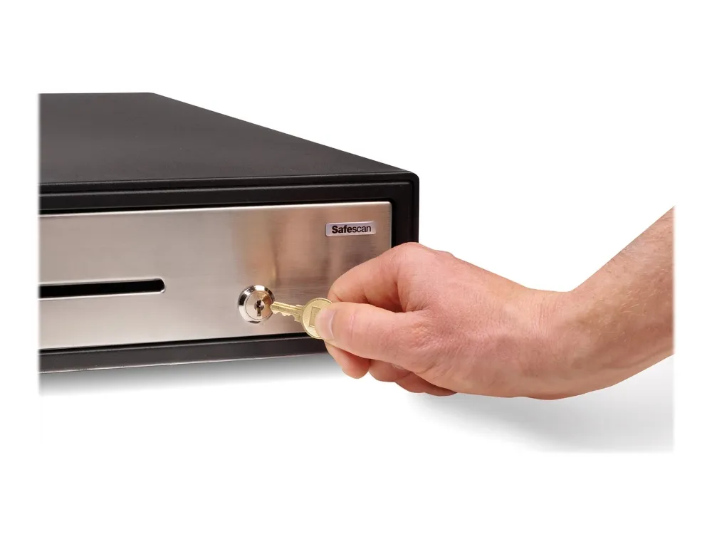 Safescan HD-4646S - Cash Drawer - sort, sølv