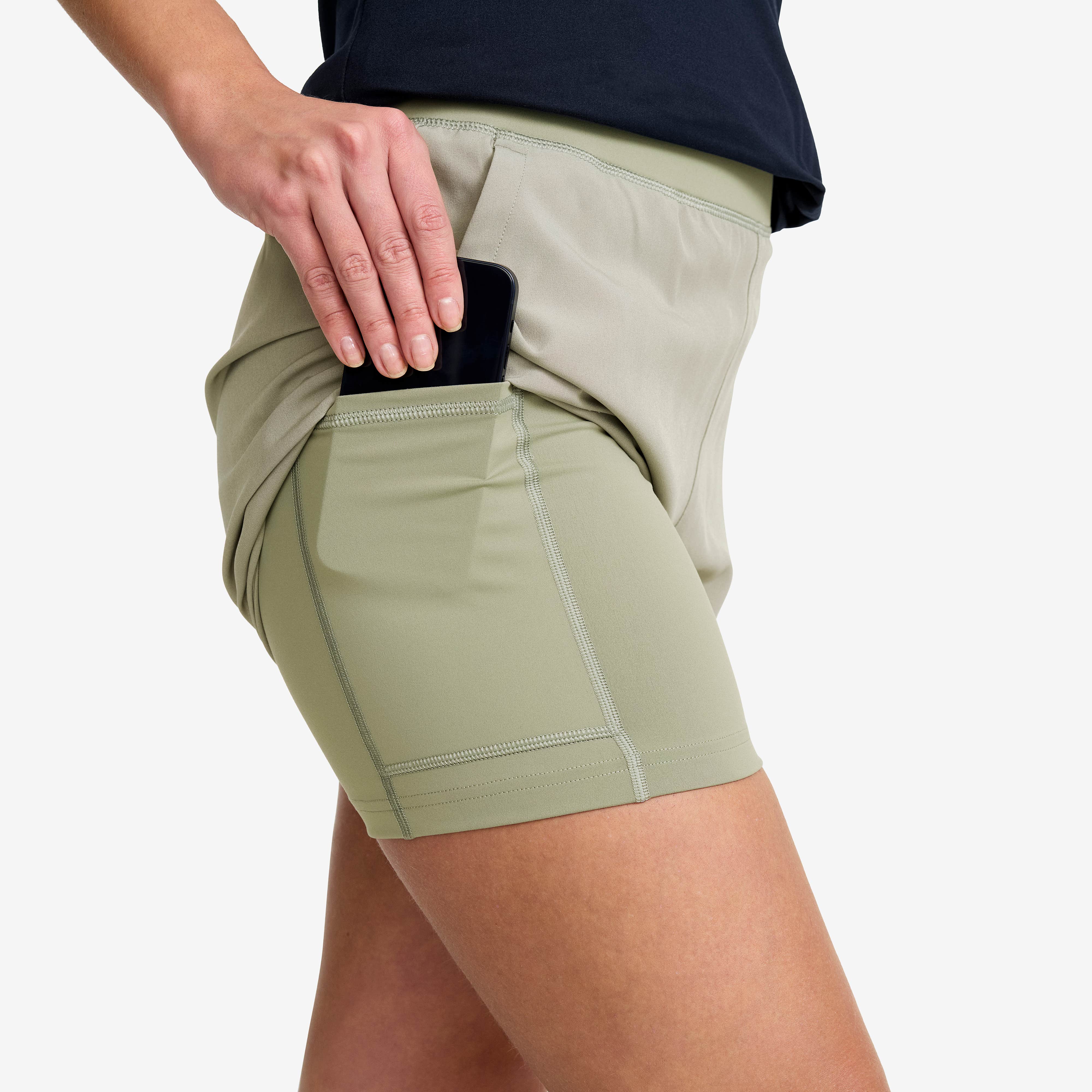 Rise 2-in-1 Shorts Dame Shadow