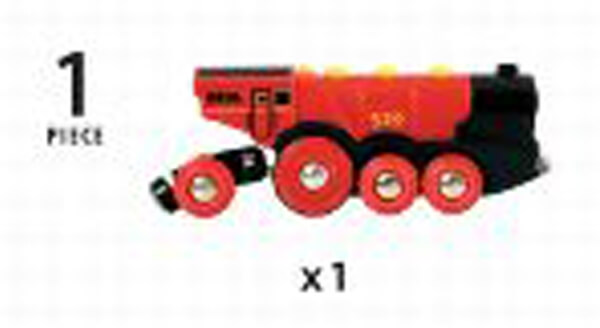 BRIO 63359200 Rote Lola Batterielok