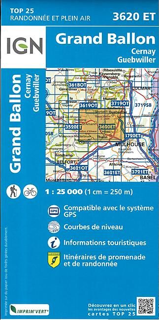 IGN - TOP25 3620ET GRAND BALLON 1 25 000