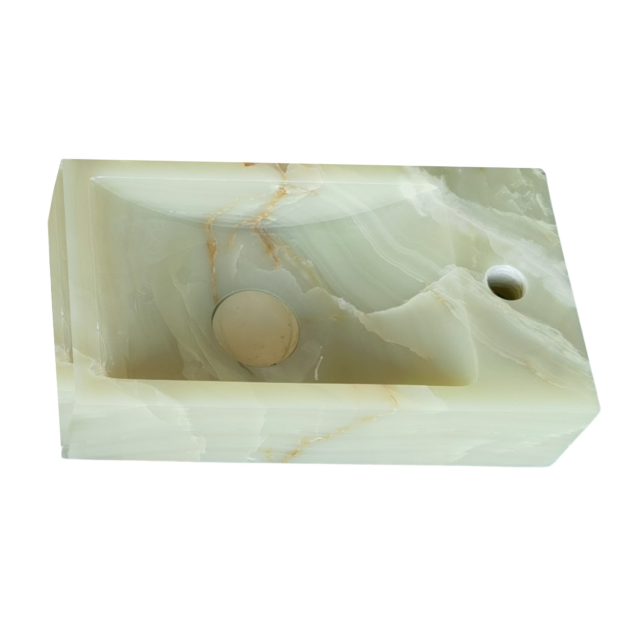 Fontana Green Onyx toiletmeubel 40cm wit mat