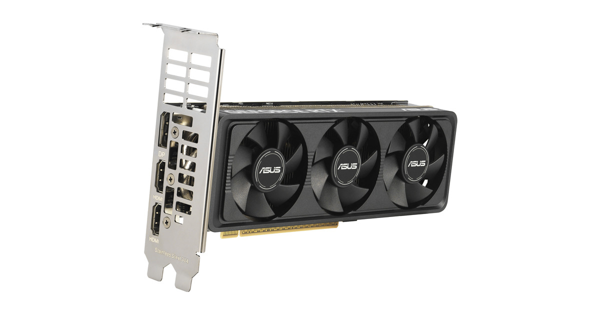 ASUSGeForce RTX 5060 LP BRK 8GB GDDR7 OC Edition grafische kaart  (DLSS 4, 1x DisplayPort, 2x HDMI 2.1)
