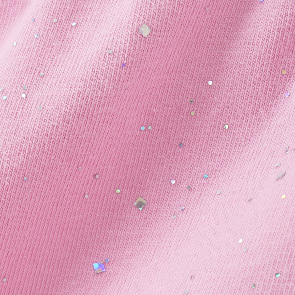 Yigga Mädchen Capri mit Glitzer-Allover rosa