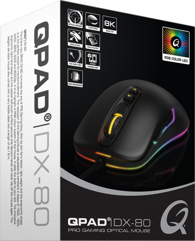 QPad DX80 gamingmus