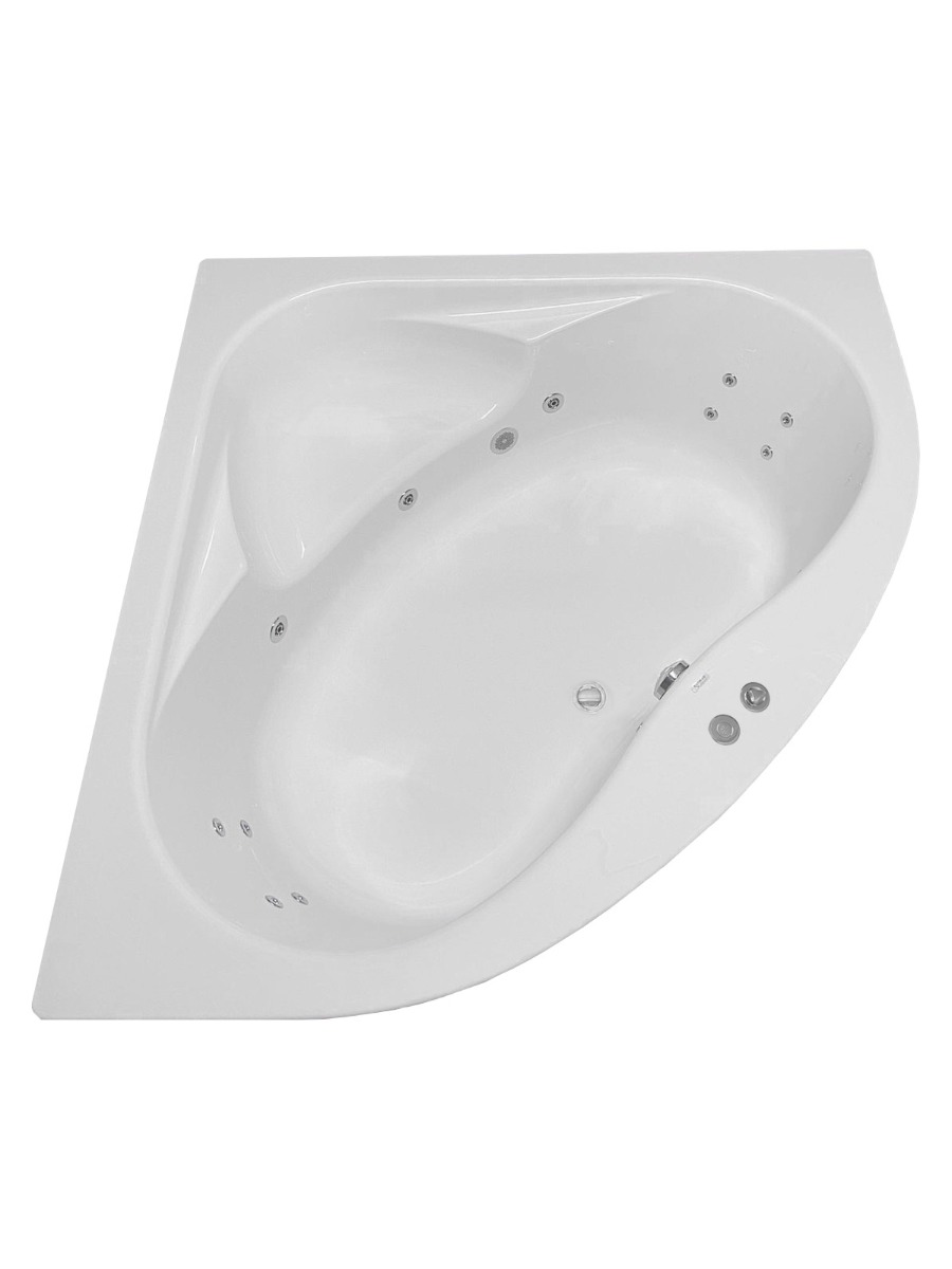 Lambini Designs Palermo Bubbelbad 145x145cm 6 4 2 hydro jets