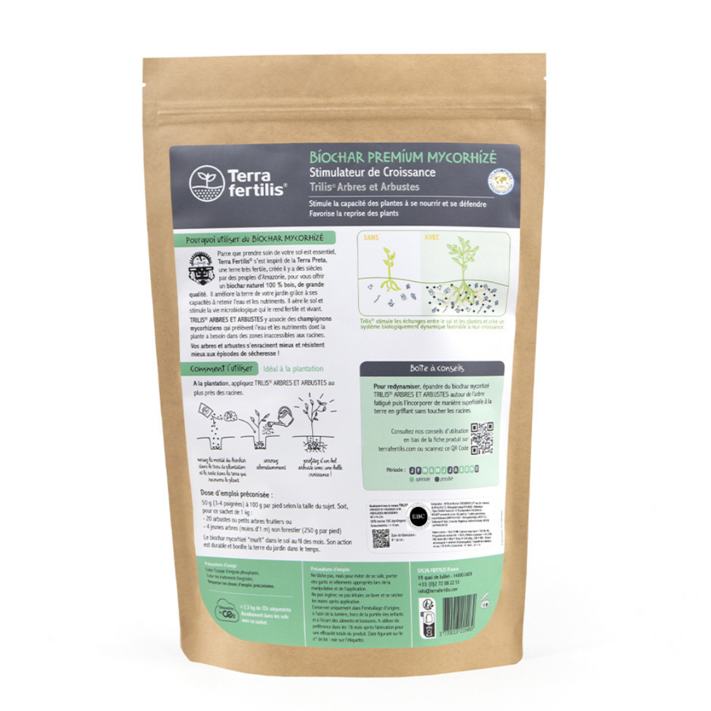 Fertilisant arbres et arbustes à base de mycorhizes - 1 kg