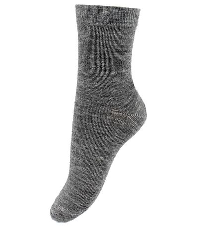 Fuzzies Socken - Wolle - Graumeliert Fuzzies