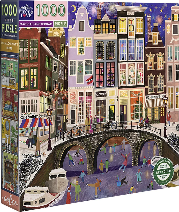 eeBoo eeBoo - Puslespil 1000 brk - Magical Amsterdam