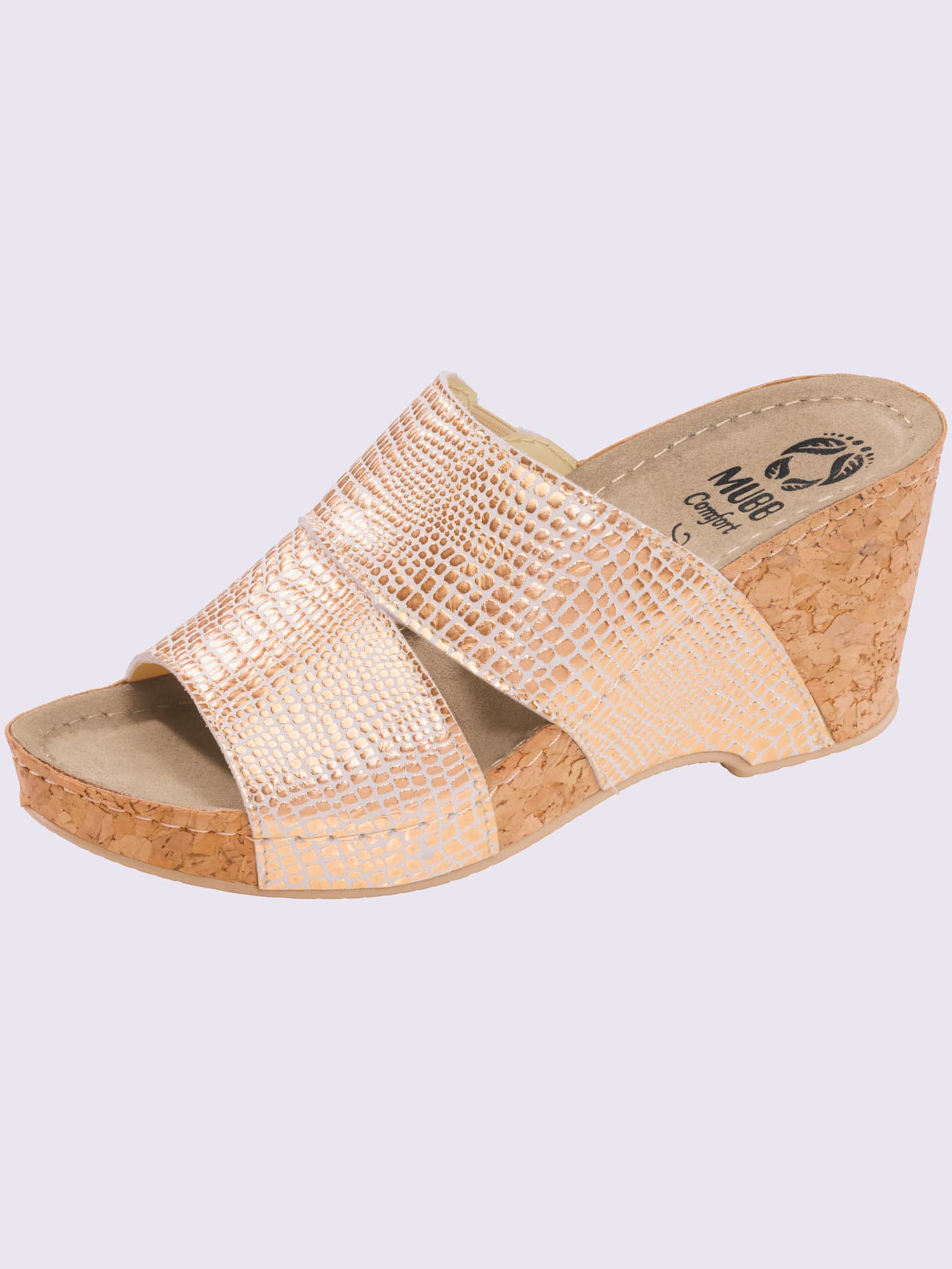 Mules dessus cuir véritable