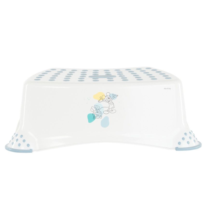 Marchepied pour salle de bain Mickey & Minnie - Ecru