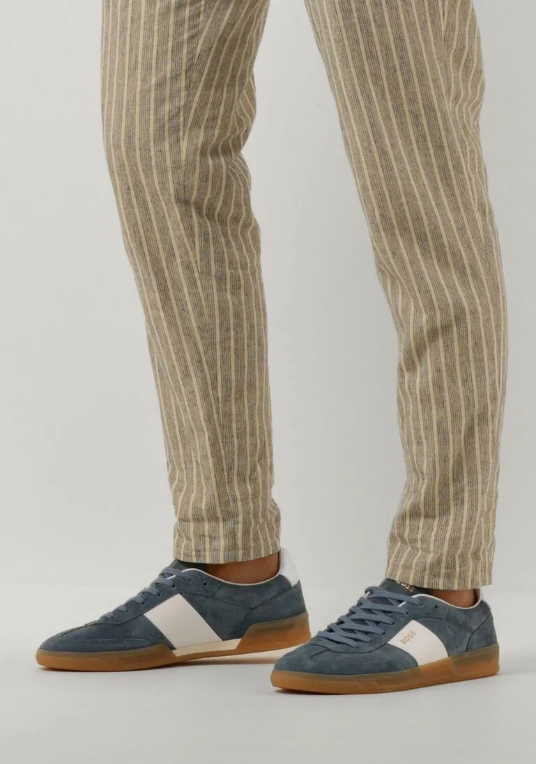 BOSS blauwe boss lage sneakers brandon_tenn