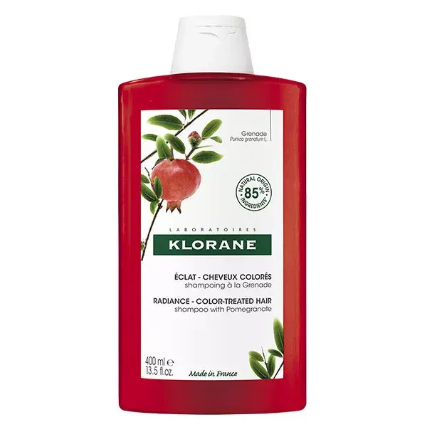 Klorane Grenade Shampoing Éclat Cheveux Colorés 400ml