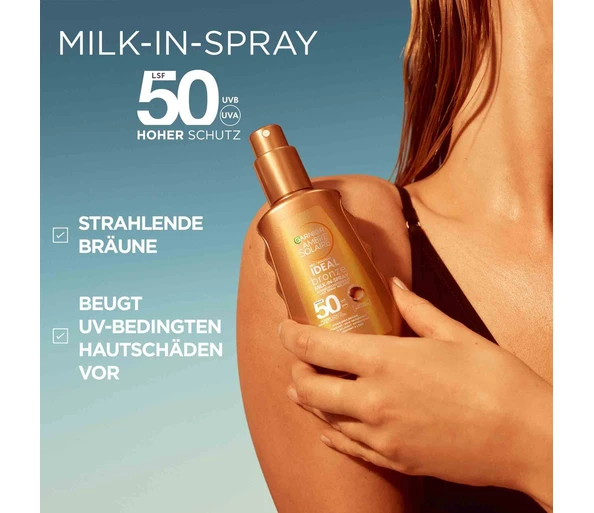 Ambre Solaire Ideal Bronze Milk SPF50
