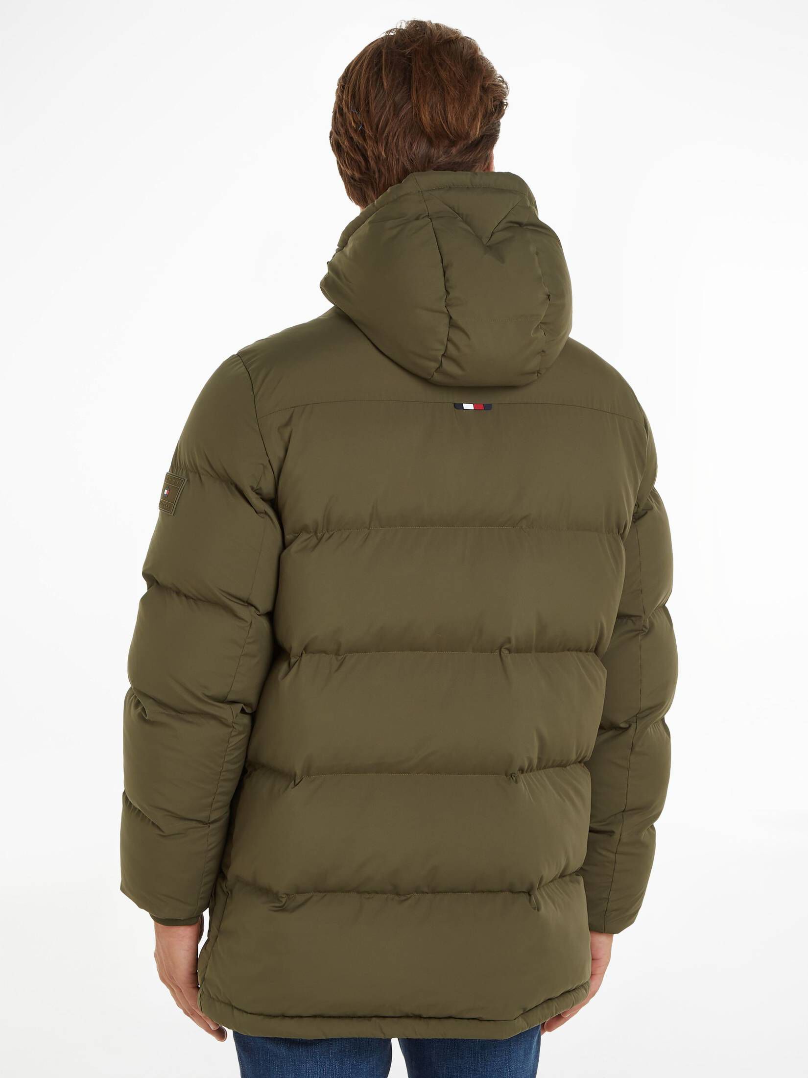 Tommy Hilfiger| Herren Steppjacke mit Kapuze CL ESSENTIAL ROCKIE PARKA