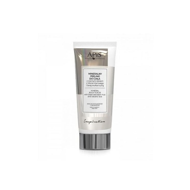 Apis Inspiration minerale Peeling met zwarte modder uit de Dode Zee en vulkanische lava 200 ml