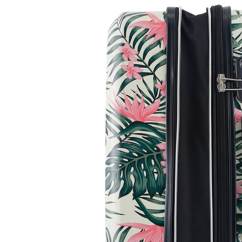 Valise cabine rigide 376 Extensible 55 cm Fleur B