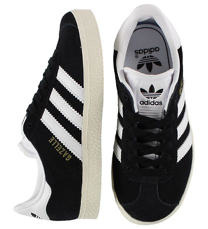 adidas Originals Schuhe - Gazelle - Schwarz/Weiß m. Schnürsenkel