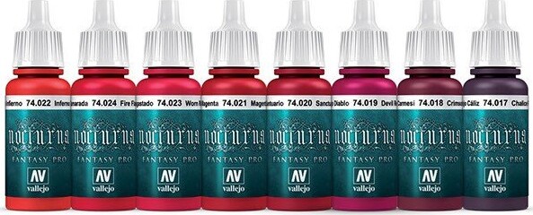 Vallejo - Crimson Red Maling Sæt - 8X17 ML