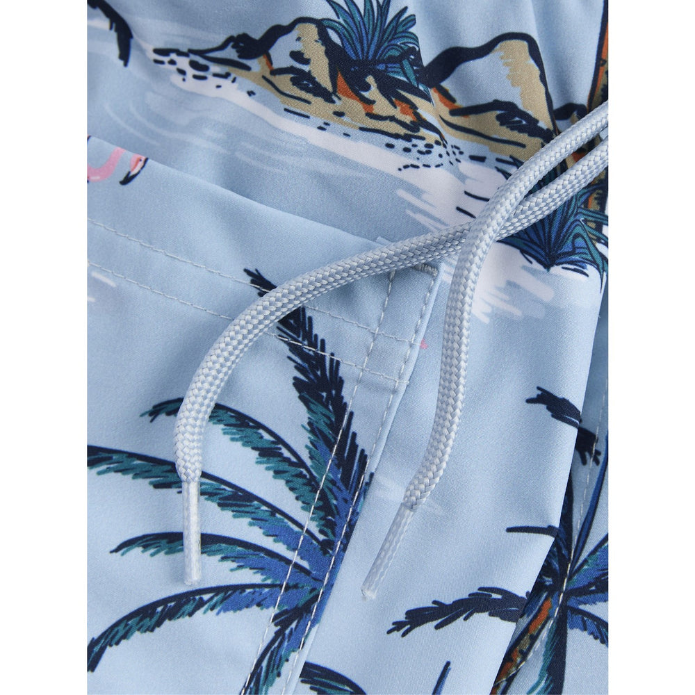 Køb Jack & Jones Junior Celestial Blue Jpstmaui Vibes Novelty AOP Swim Sh Jnr