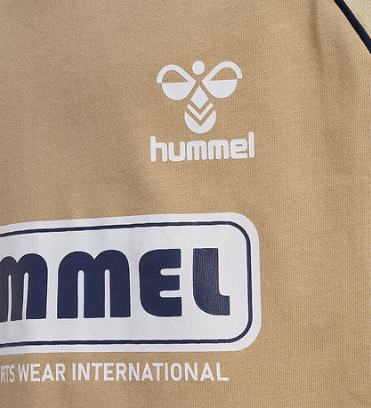 Hummel T-Shirt - hmlRolf - Cornstalk m. Logo-Print