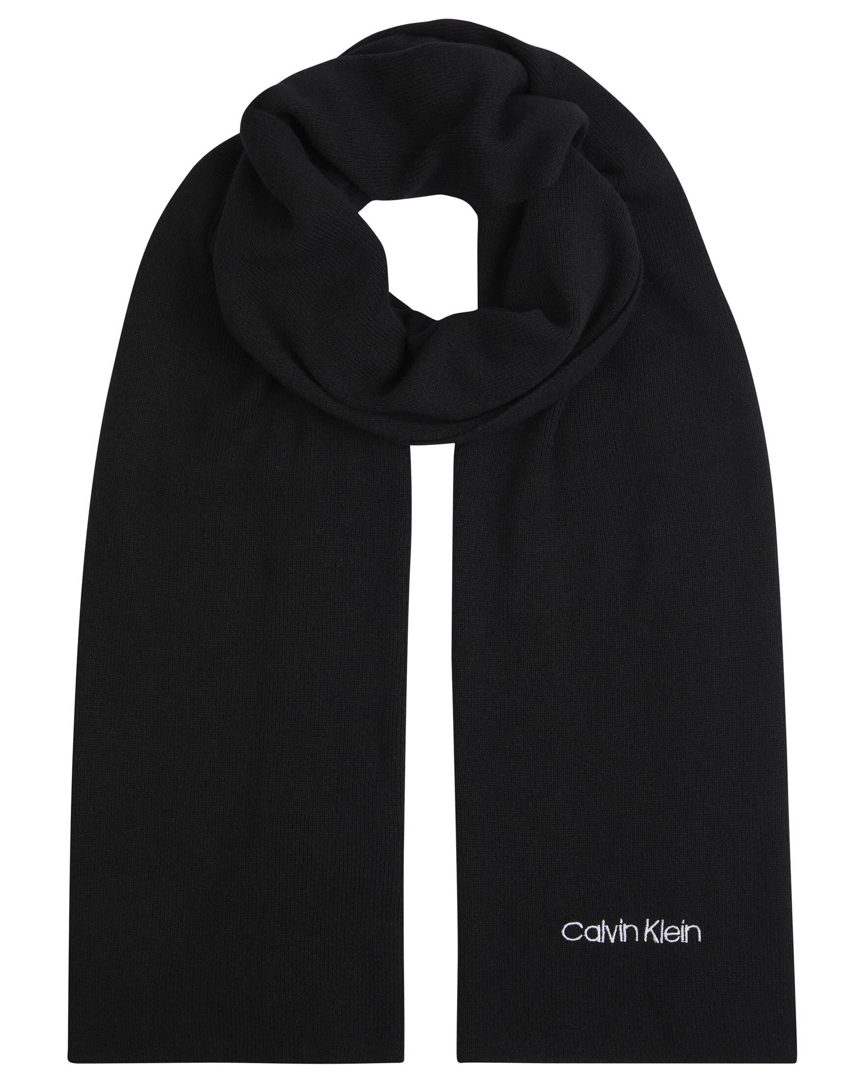 CALVIN KLEIN| Damen Schal mit Kaschmir ESSENTIAL KNIT SCARF