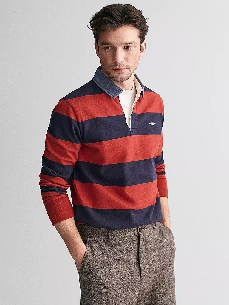GANT Rugbyshirt rot
