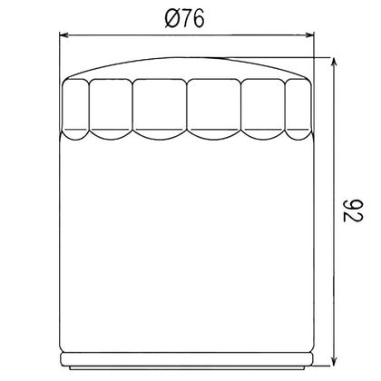 Filtre à huile HifloFiltro HF170B Type origine