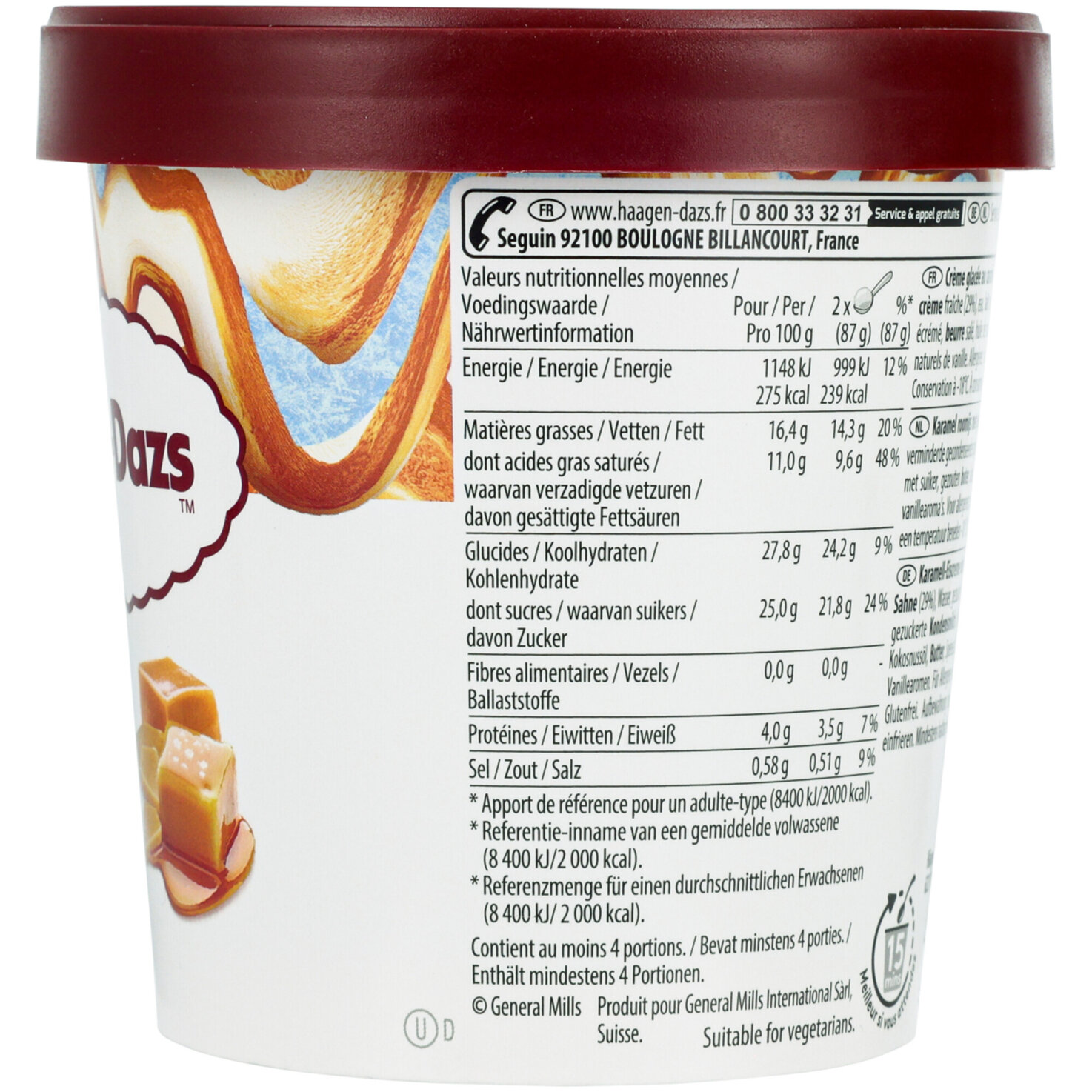 Häagen-Dazs Glace Salted Caramel Pint