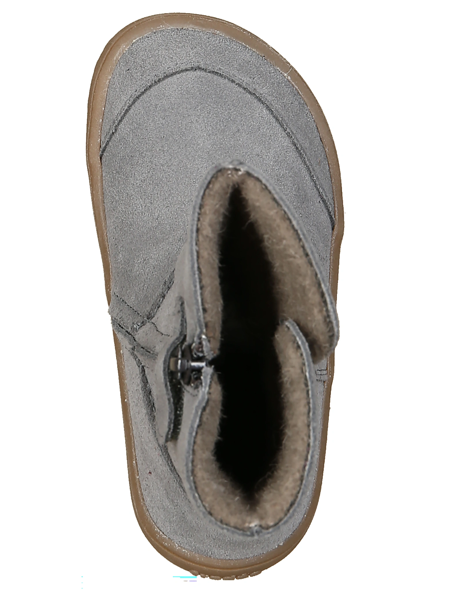 Winterstiefel BAREFOOT TEX SUEDE in grey