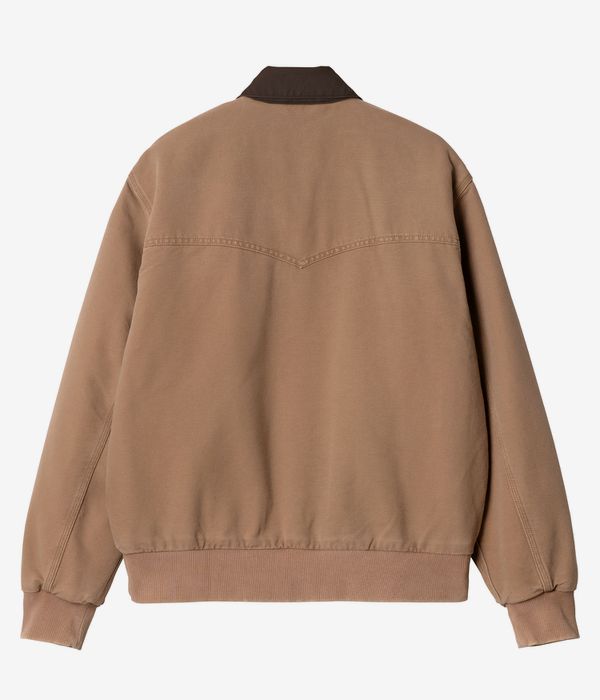 Carhartt WIP OG Santa Fe Organic Dearborn Jacke (hamilton brown tobacco stone can)