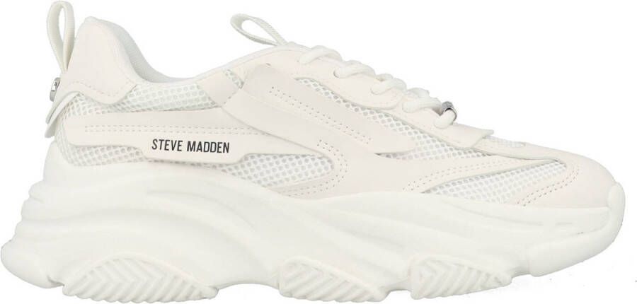 STEVE MADDEN Possession-E white Wit Kunststof Lage sneakers Dames