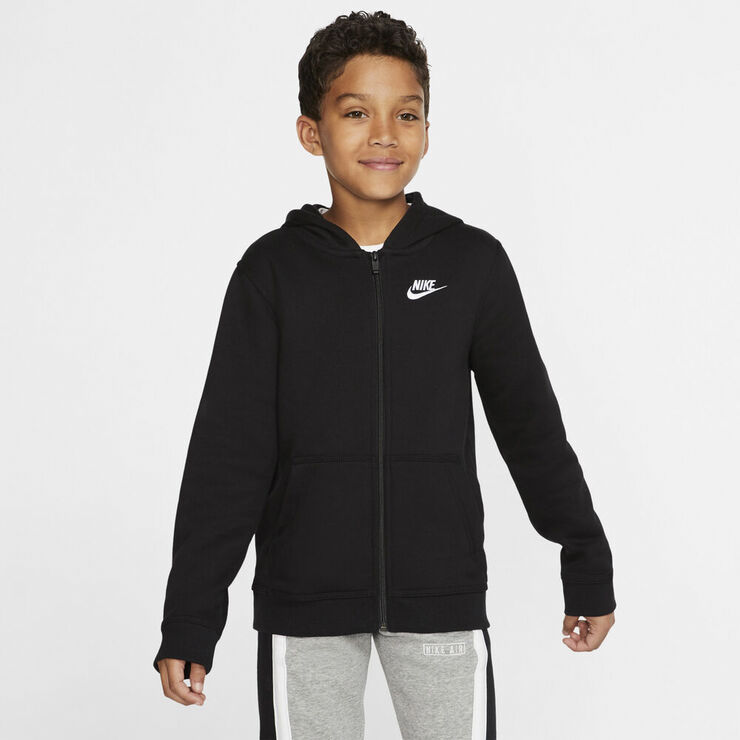 Nike Sportswear Club Full-Zip hættetrøje Sort