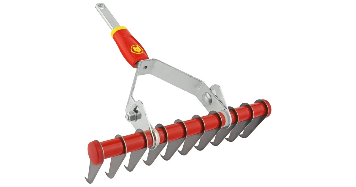 WOLF-Gartenmulti-star UG-M 3 Verticuteerkam verticuteerder  (Rood/geel)