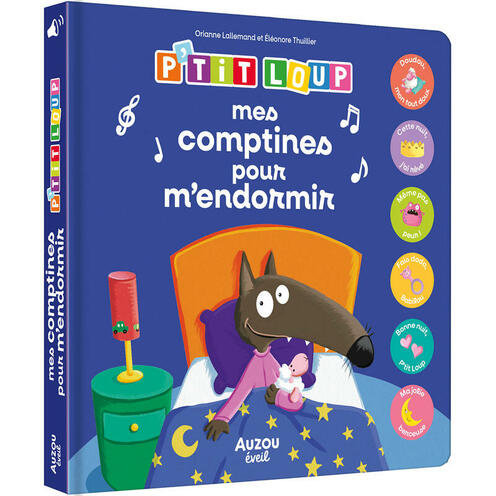 P'tit Loup mes comptines pour m'endormir - AUZOU EDITIONS