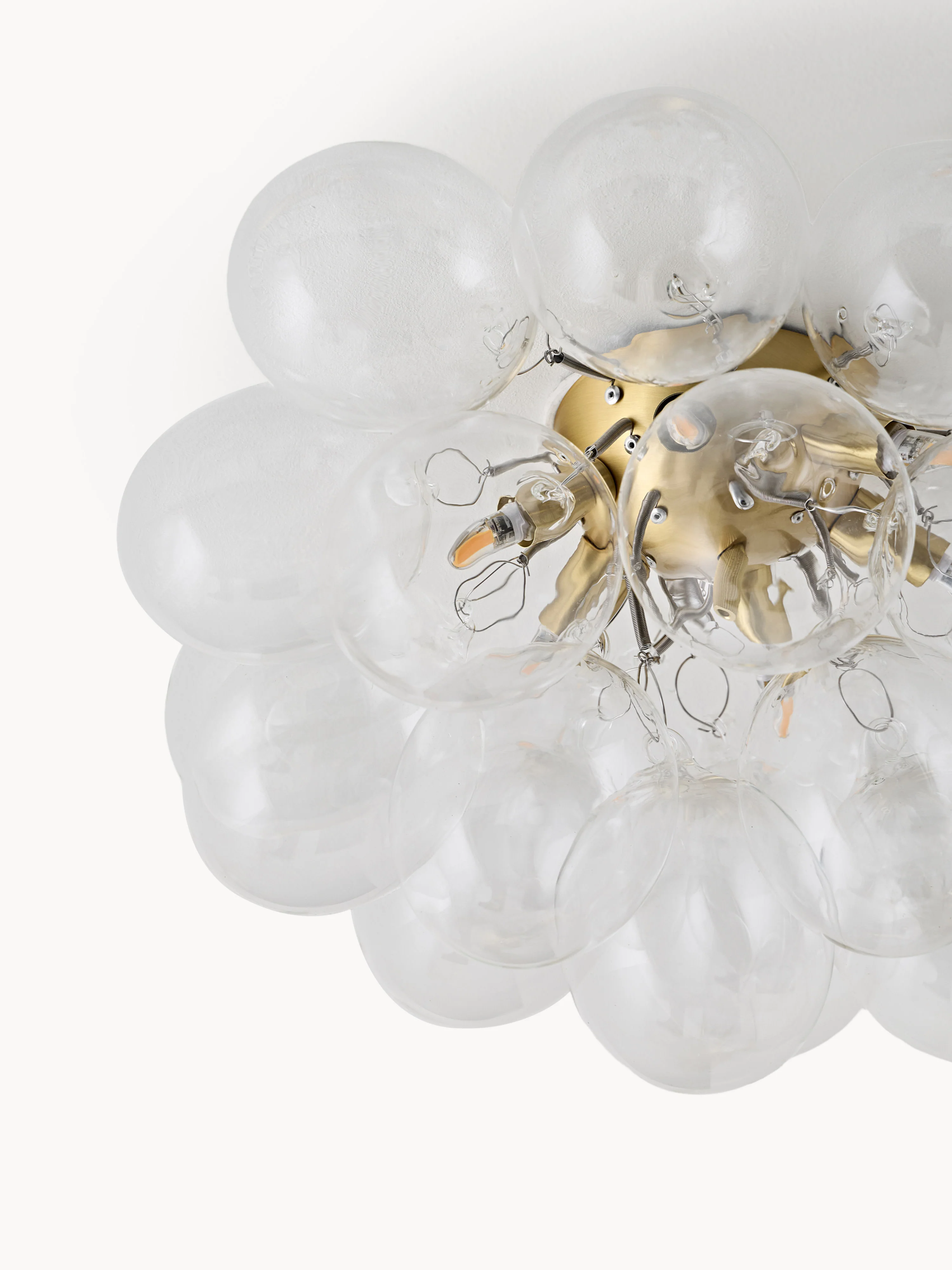 Mondgeblazen dimbare LED-plafondlamp Gross