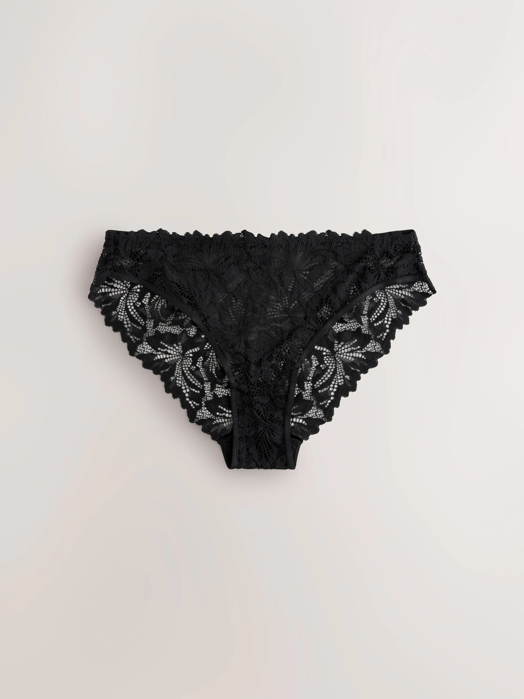 Zwart - Ultimate Comfort kanten slip verpakking van 7