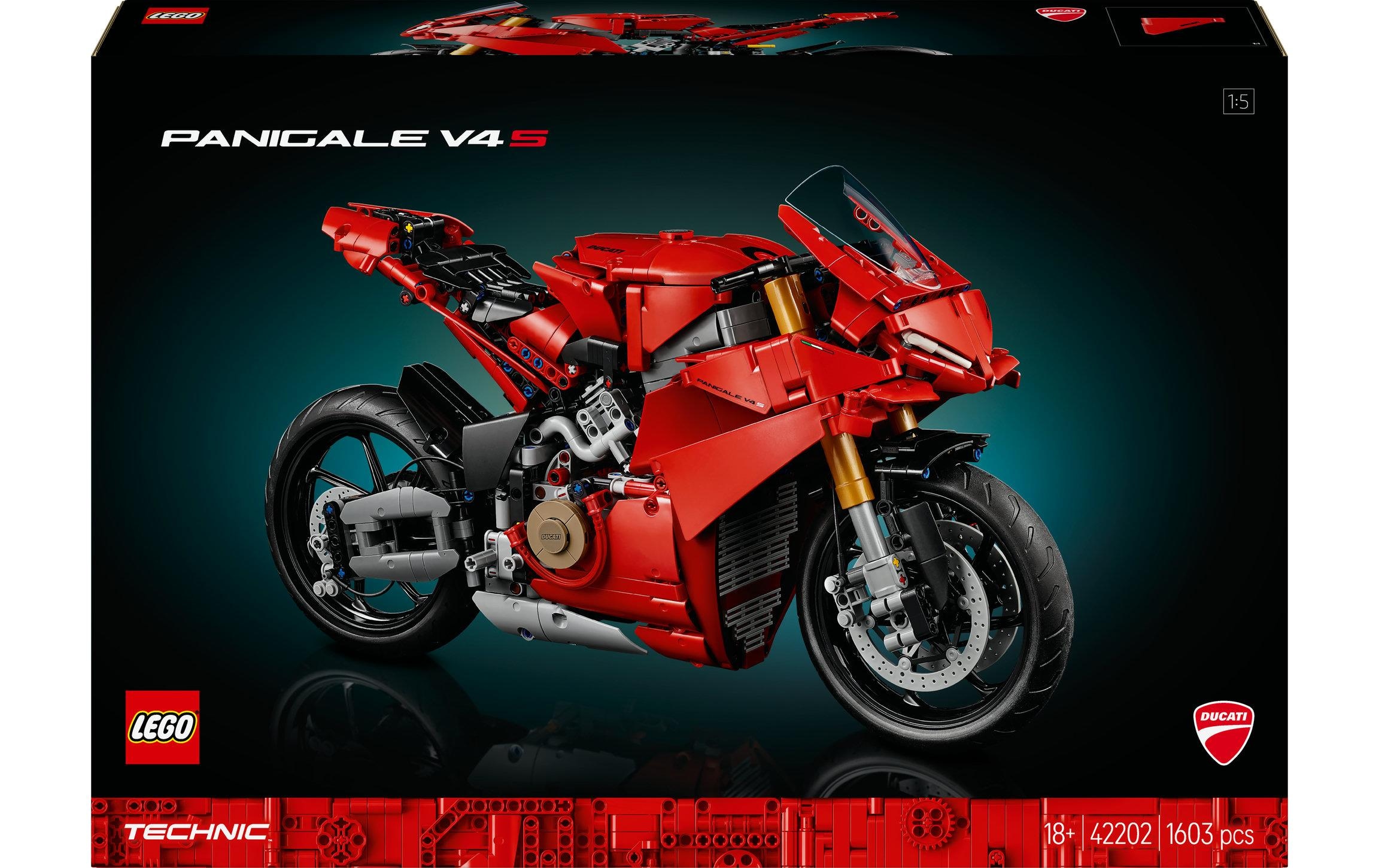 LEGO® Spielbausteine »Technic Ducati Panigale V4 S Motorrad 42202«
