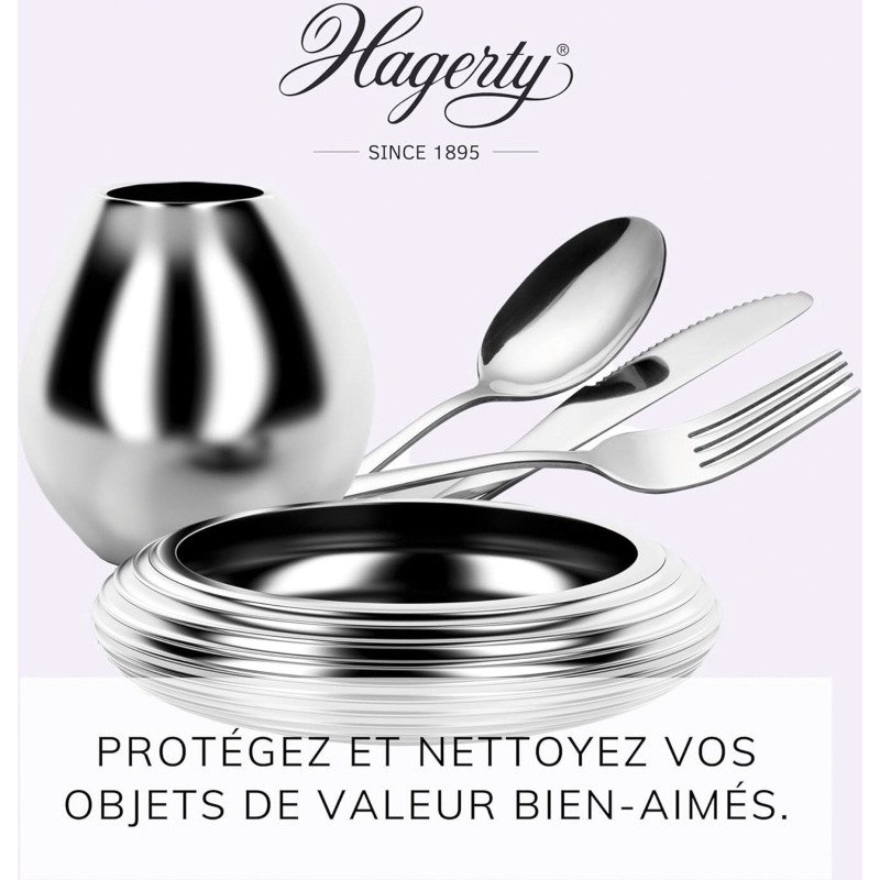 Mousse nettoyante pour argenterie Silver & Multimetal Foam Hagerty -  Pot de 150 ml