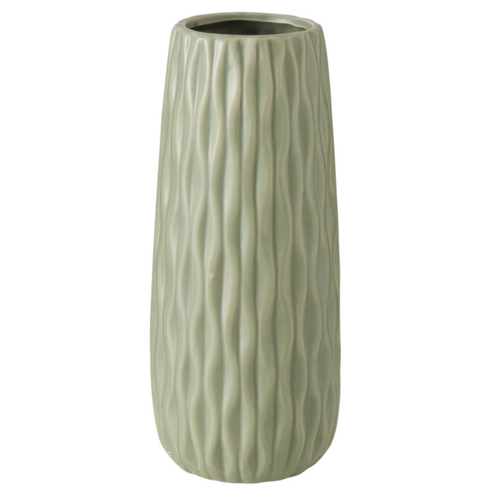 Vase - salbeigrün - sortiert - 25 cm