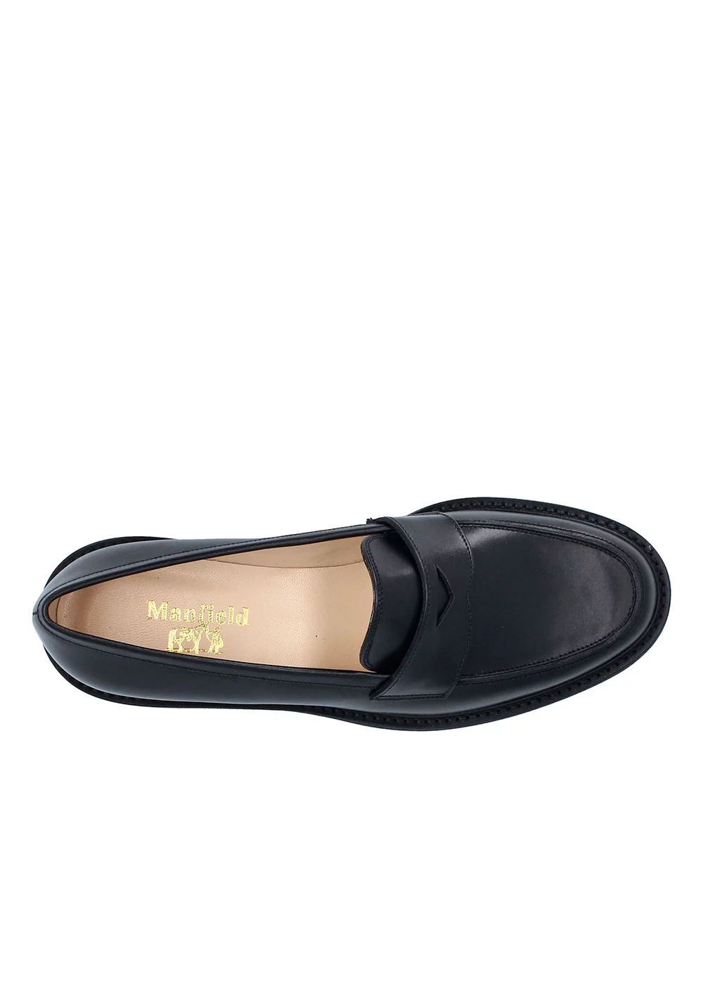 MOCASSIN BARI CUIR NOIR
