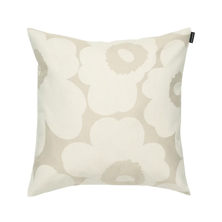 Marimekko - Unikko Kissenbezug, 50 x 50 cm, off-white / white