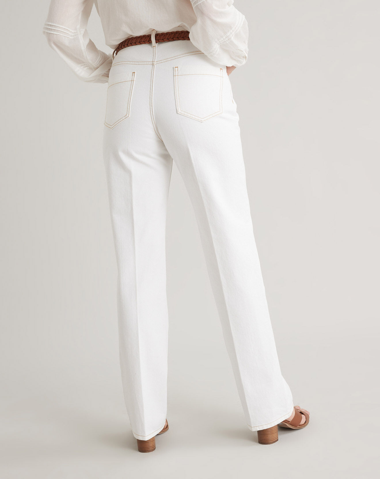 Cyrillus Jean flare blanc