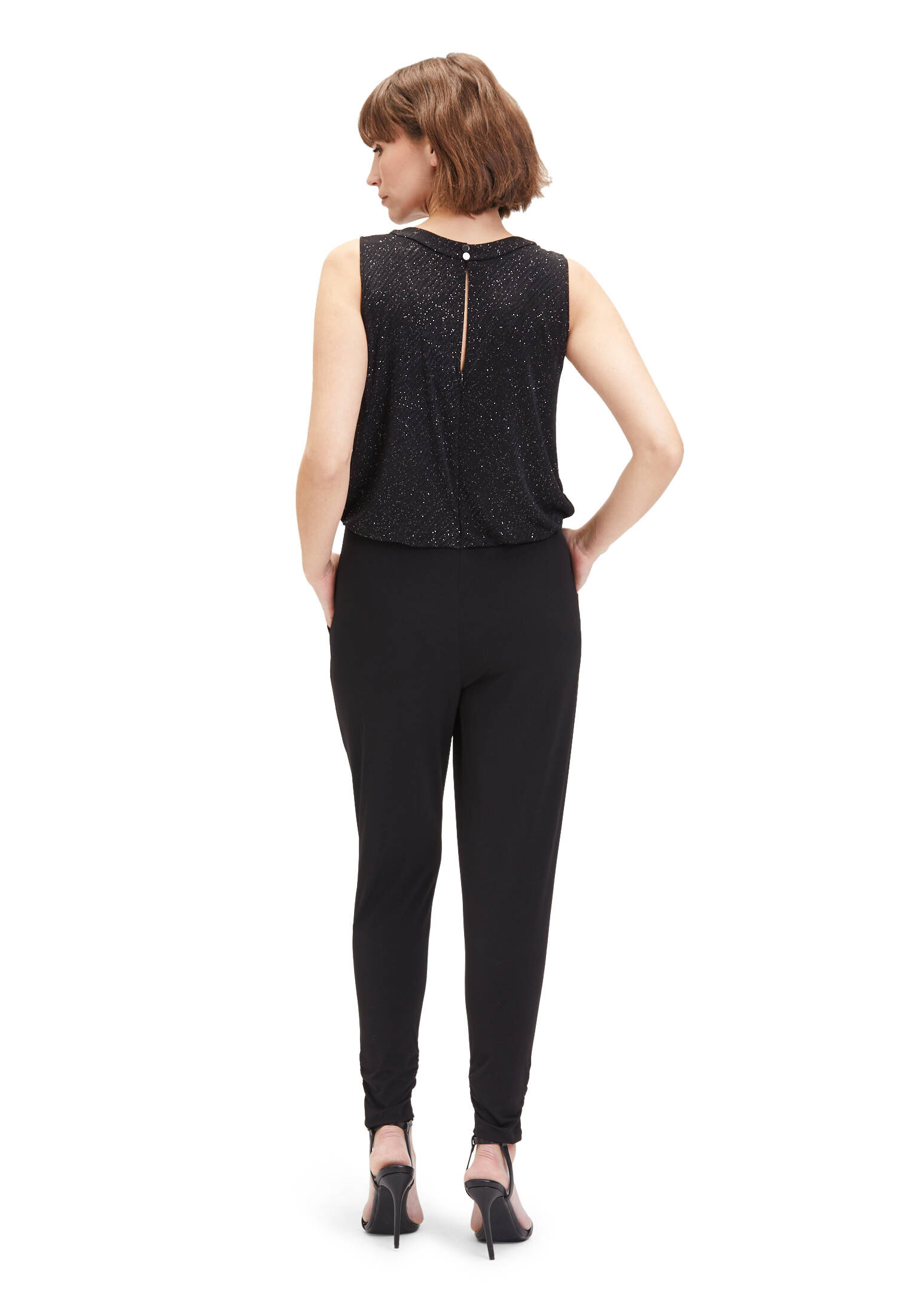 Vera Mont| Damen Jumpsuit im Glitzer-Look