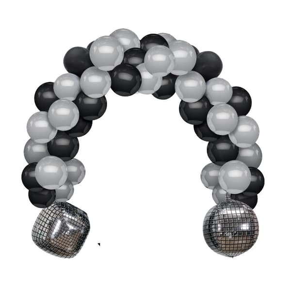 Oppblåsbar festdekor - Discoballer og ballonger