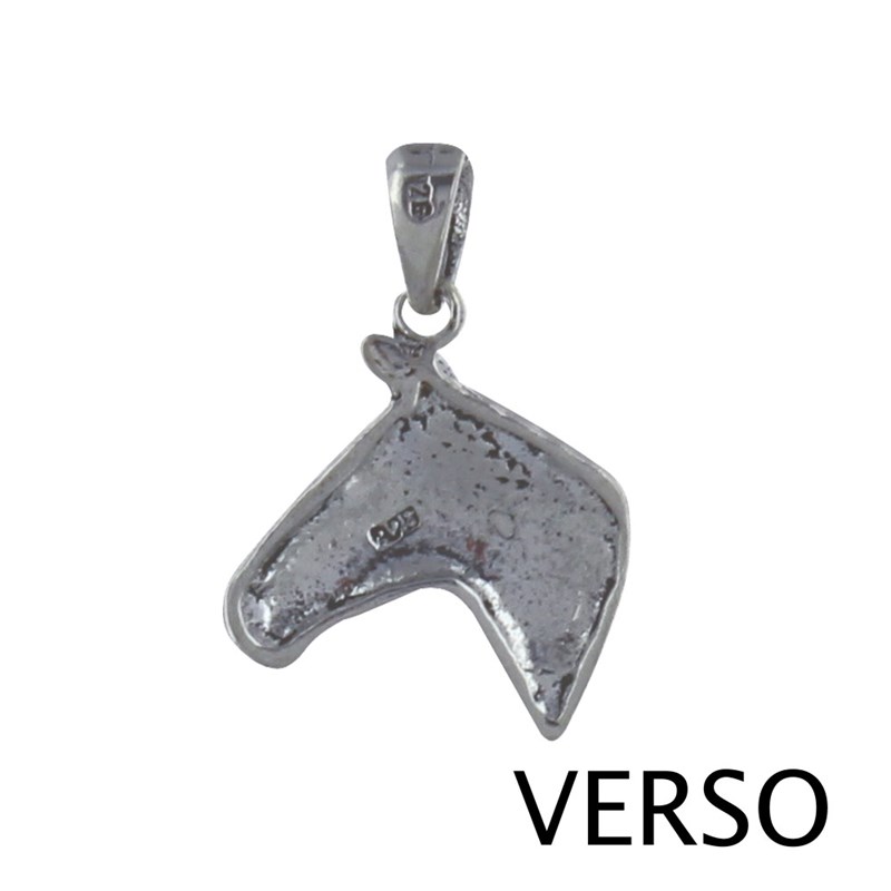Pendentif Argent Tête de Cheval