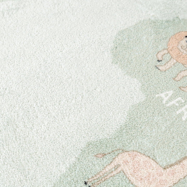 Rond kindervloerkleed - Globe Mint | Werelds plezier!