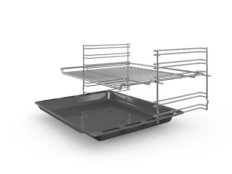 Bosch Einbauherd HEF010BR1 EU 60, Edelstahl Einbauherd mit 3D Heissluft