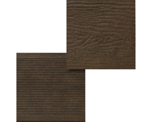Konsta WPC terrasplank Masivo massief profiel mat 20x145 mm (per meter vanaf 1,00 m tot max. 6,00 m) donkerbruin